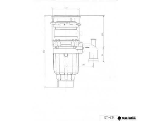 Измельчитель отходов Bone Crusher BC 610-AS