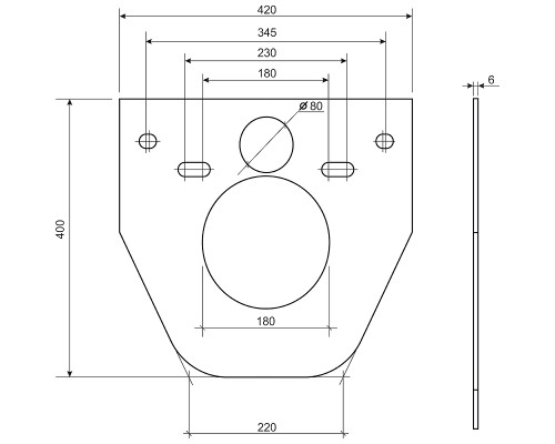 Шумоизоляционная панель Ceramica Nova для инсталляции, CN1000