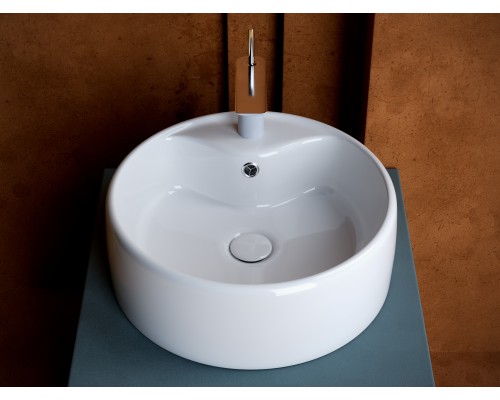 Умывальник чаша накладная круглая Ceramica Nova Element 400x400x150мм