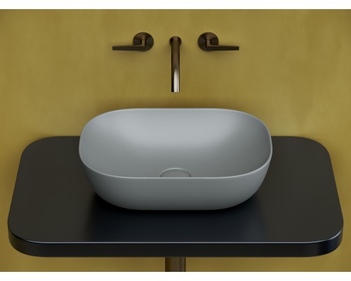 Умывальник чаша накладная Ceramica Nova прямоугольная Element 455x325x135мм