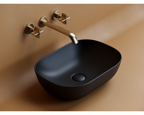 Умывальник чаша накладная Ceramica Nova прямоугольная Element 455x325x135мм