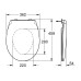 Крышка-сиденье Grohe Bau Ceramic с микролифтом 39493000