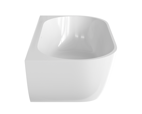 Ванна из искусственного камня MonBlan Via 169x87 белый матовый