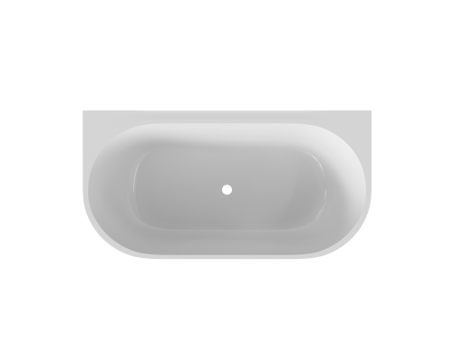 Ванна из искусственного камня MonBlan Via 169x87 белый матовый