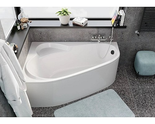 Акриловая ванна VAGNERPLAST SELENA 160 Left VPBA163SEL3LX-04