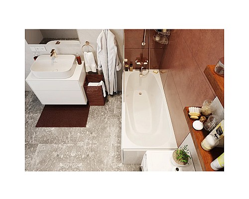 Акриловая ванна VAGNERPLAST SELENA 160 Left VPBA163SEL3LX-04