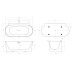Акриловая ванна BelBagno BB409-1700-800 170х80