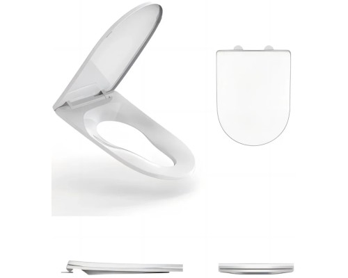 Сиденье с крышкой PP микролифт Arrow PG017-ZPA белый