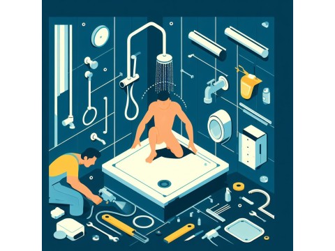 Как установить душевой поддон