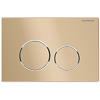 Клавиша для инсталляции CHARUS Spazio FP.330.51.01, матовое золото