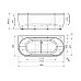 Акриловая ванна Radomir Вальс Макси 180х80