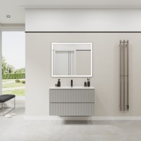 Тумба подвесная Monblan Bruno 95 Светло-серый