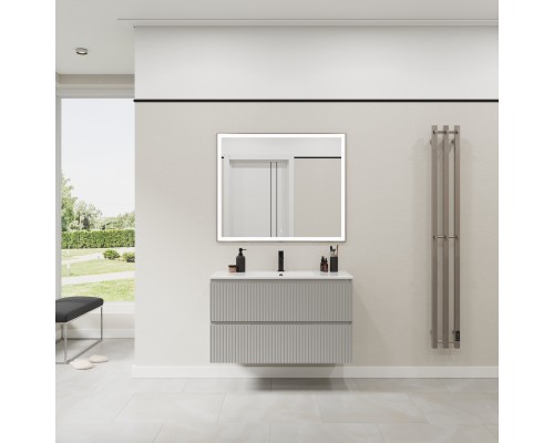 Тумба подвесная Monblan Bruno 95 Светло-серый