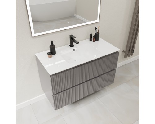 Тумба подвесная Monblan Bruno 95 Серый