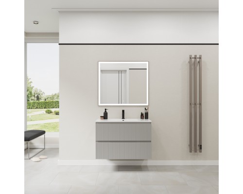 Тумба подвесная Monblan Bruno 85 Светло-серый