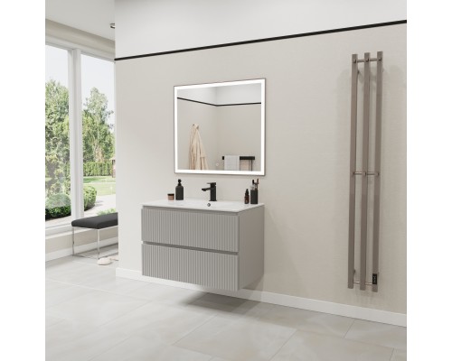 Тумба подвесная Monblan Bruno 85 Светло-серый