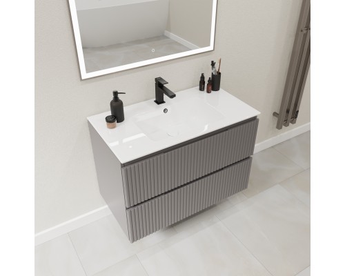 Тумба подвесная Monblan Bruno 85 Серый