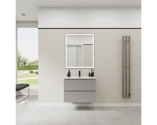 Тумба подвесная Monblan Bruno 75 Светло-серый