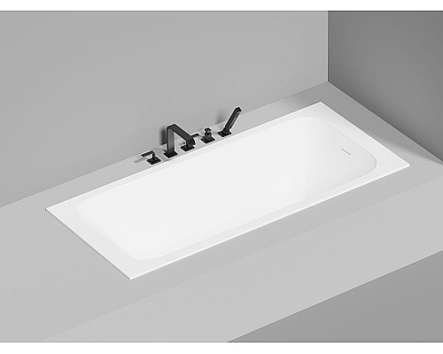 Ванна прямоугольная Monblan OBERON new 1800х800 белая глянцевая, с ножками в комплекте