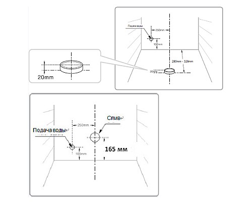 Электронный унитаз биде SensPa Tankless TCB 080SA (с ночной подсветкой)