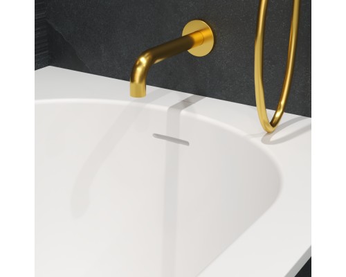 Ванна из искусственного камня Whitecross Gin 180x80 белый матовый