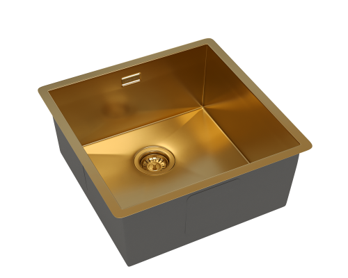 Кухонная мойка Reflexion Como RX2044GD брашированное золото