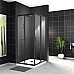Душевой уголок BelBagno Uno 90х90 UNO-195-A-2-90-C-NERO Черный матовый