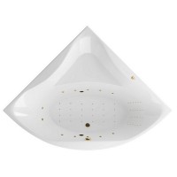 Ванна гидромассажная EXCELLENT Glamour 150x150 NANO золото