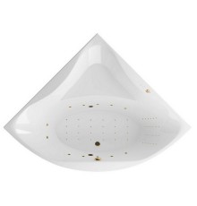 Ванна гидромассажная EXCELLENT Glamour 150x150 NANO золото