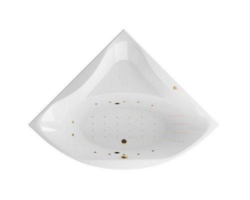 Ванна гидромассажная EXCELLENT Glamour 150x150 NANO золото