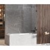 Шторка для ванны NEW TRENDY AVEXA BLACK 50x150 черный