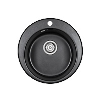 Мойка для кухни кварцевая Paulmark Gelegen PM404800-BL