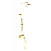 Душевая система с термостатом Wonzon&Woghand, Брашированное золото