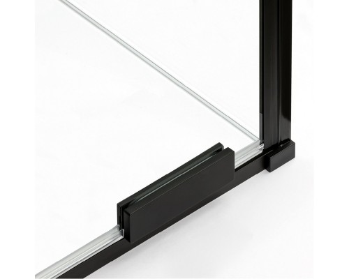 Шторка для ванны NEW TRENDY SMART BLACK 180x150 черный