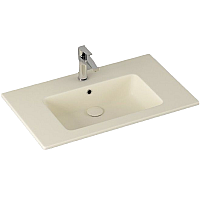 Раковина ISVEA SistemaT накладная 810x465x140 слоновая кость матовый 10SL51081SV-2K