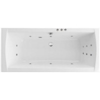 Ванна гидромассажная EXCELLENT Aquaria Lux Slim 180x80 SMART хром