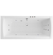 Ванна гидромассажная EXCELLENT Aquaria Lux Slim 180x80 SMART хром