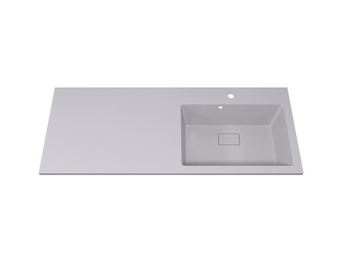 Раковина над стиральной машиной Uperwood Cosmos Quartz 120 см, правая, крыло слева, жасмин