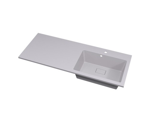 Раковина над стиральной машиной Uperwood Cosmos Quartz 120 см, правая, крыло слева, жасмин
