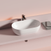Раковина Ceramicanova Твист (Twist) накладная овальной формы 500x300x140 белый