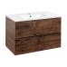 База под керамическую раковину Vincea Mia 900 подвесная 2 ящика Soft close R.Wood