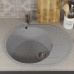 Кухонная мойка из искусственного камня Uperwood ECON UPD-107-003, овальная, серая матовая
