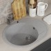 Кухонная мойка из искусственного камня Uperwood ECON UPD-107-003, овальная, серая матовая