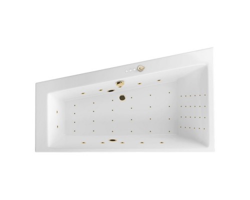 Ванна гидромассажная Excellent Sfera 170x100 L Nano Золото