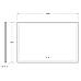 Зеркало BelBagno 120 SPC-GRT-1200-800-LED-TCH-SND с подсветкой с голосовым управлением и подогревом