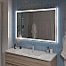 Зеркало BelBagno 120 SPC-GRT-1200-800-LED-TCH-SND с подсветкой с голосовым управлением и подогревом