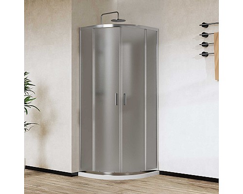 Душевой уголок Vincea City VSQ-5CT900MT, 900x900, хром, стекло текстурное Душевой уголок Vincea City VSQ-5CT900MT, 900x900, хром, стекло текстурное