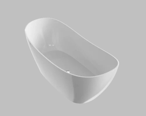 Ванна из искусственного камня Flere Boat 167x77x69 (белый глянец)