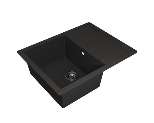 Кухонная мойка кварцевая Uperwood Quartz UPD-03-04, прямоугольная, черная