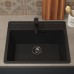 Кухонная мойка из искусственного камня Uperwood ECON UPD-104-004, черная матовая